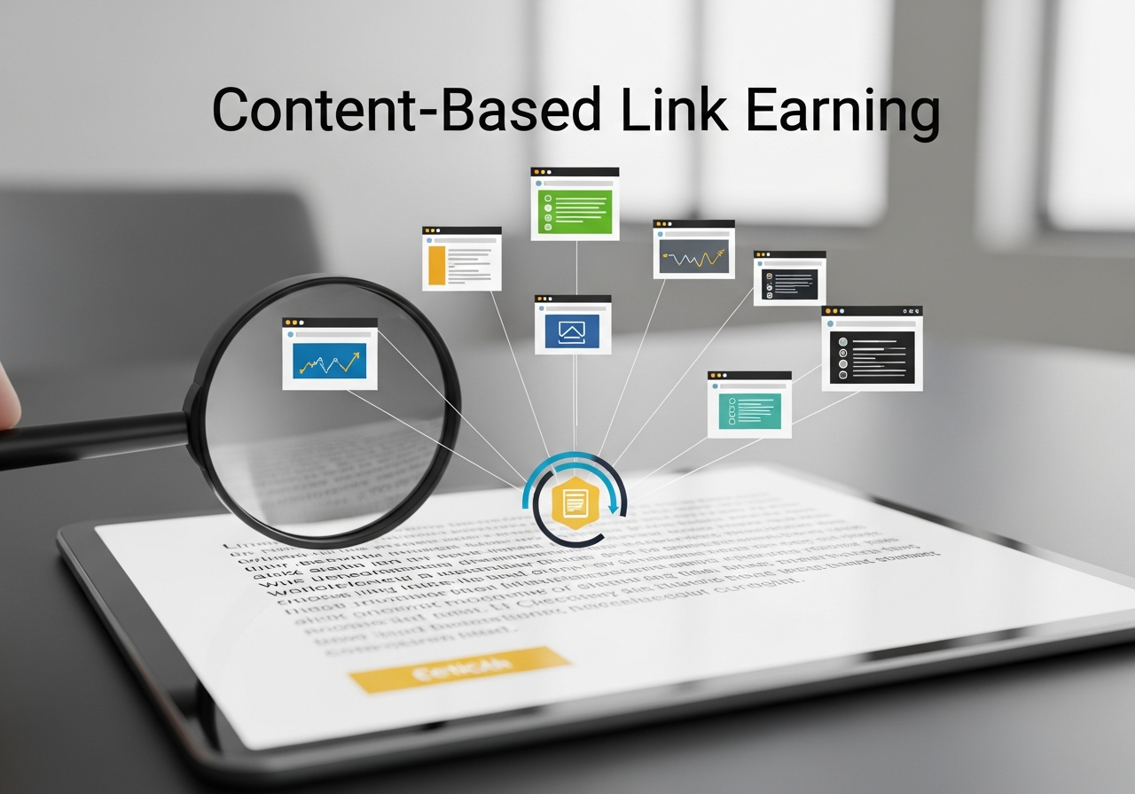 Content-Based Link Earning